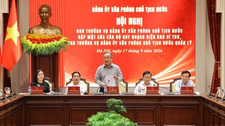 Đảng ủy Văn phòng Chủ tịch nước gặp mặt cán bộ quy hoạch