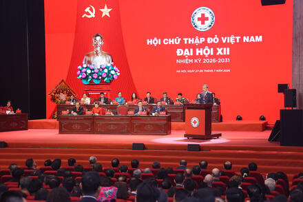 Tổng Bí thư, Chủ tịch nước Tô Lâm dự Đại hội đại biểu toàn quốc Hội Chữ thập đỏ Việt Nam lần thứ XII
