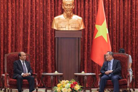 Đoàn đại biểu Văn phòng Chủ tịch nước Cộng hòa Dân chủ Nhân dân Lào thăm và làm việc tại Việt Nam