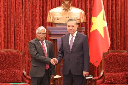 Tổng Bí thư, Chủ tịch nước Tô Lâm tiếp Đại sứ Bangladesh tại Việt Nam
