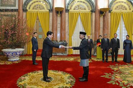 Chủ tịch nước Lương Cường tiếp Đại sứ Indonesia và Philippines trình Quốc thư