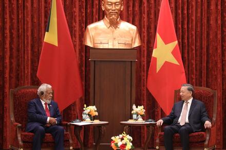 Tổng Bí thư, Chủ tịch nước Tô Lâm tiếp Thủ tướng Timor-Leste