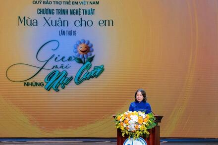 Phát biểu của Phó Chủ tịch nước tại Chương trình ""Mùa xuân cho em"" lần thứ 19