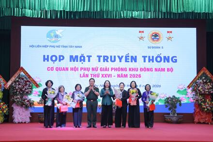 Tây Ninh tổ chức họp mặt truyền thống Cơ quan Hội Phụ nữ Giải phóng Khu Đông Nam Bộ lần thứ 26