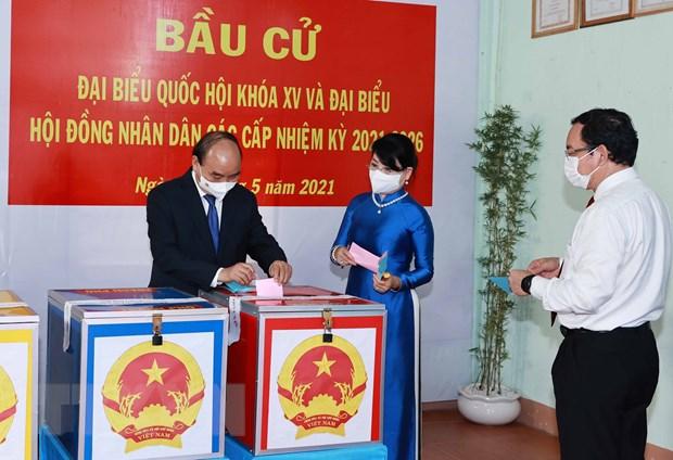 TP.HCM khuyen khich cu tri di bau cu theo khung gio khac nhau hinh anh 1